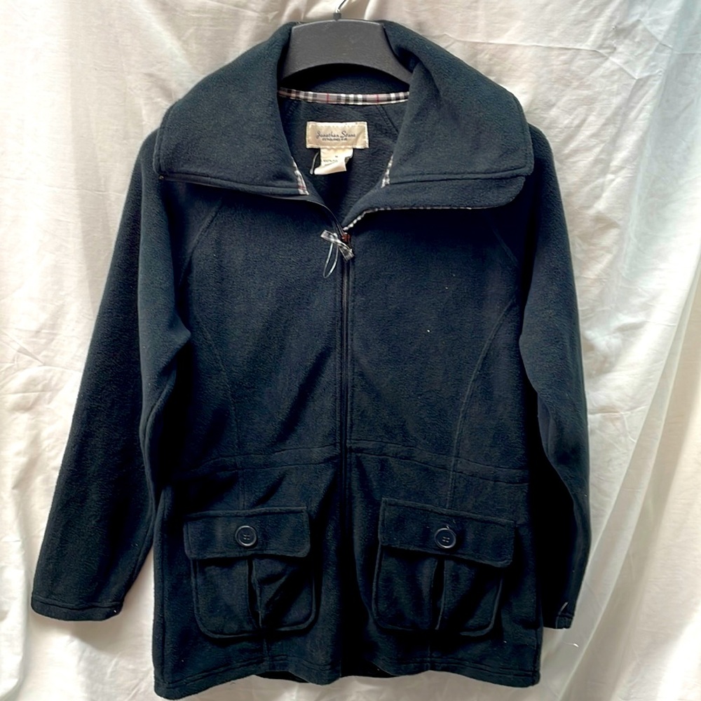 NEW!!! Jonathan stone fleece 2pocket jacket sz m